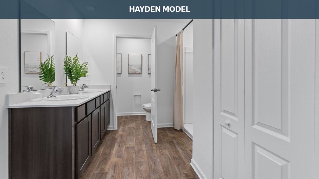 Representative furnished interior of a home built from the HAYDEN by D.R. Horton in Entrada, St. Augustine (Image 15).