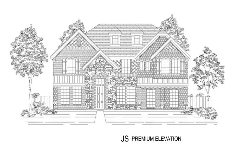 Representative rendering of the exterior for the Stonehaven 45 2R-CW by First Texas Homes (Image 19). Representative rendering of the exterior for the Stonehaven 45 2R-CW by First Texas Homes (Image 19).