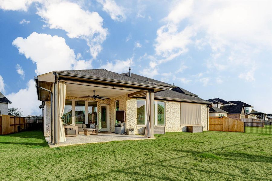 Exterior details and patio area of a home in , Fulshear (Image 22). Exterior details and patio area of a home in , Fulshear (Image 22).
