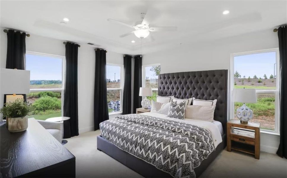 Furnished interior view inside a new home in Adler Springs, Powder Springs (Image 6).