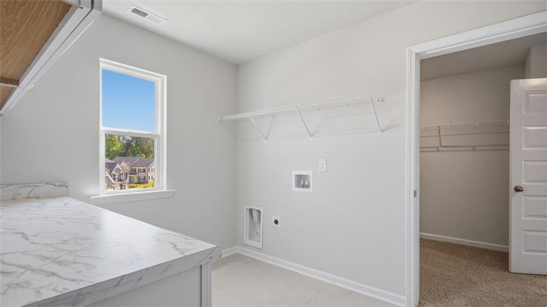 Spacious, unfurnished interior of a new home in The Gates at Pates Creek, Hampton (Image 24). Spacious, unfurnished interior of a new home in The Gates at Pates Creek, Hampton (Image 24).