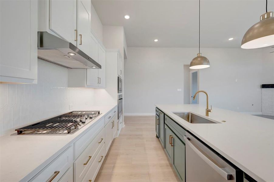 Furnished interior view inside a new home in Tavolo Park Cottages, Fort Worth (Image 12).