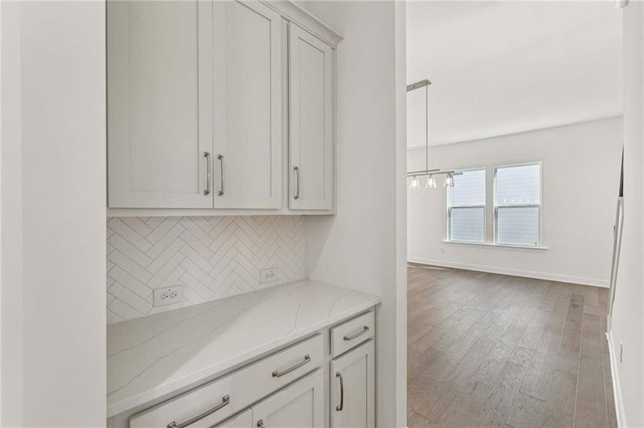 Furnished interior view inside a new home in East Harbor II at Chestatee, Dawsonville (Image 7).