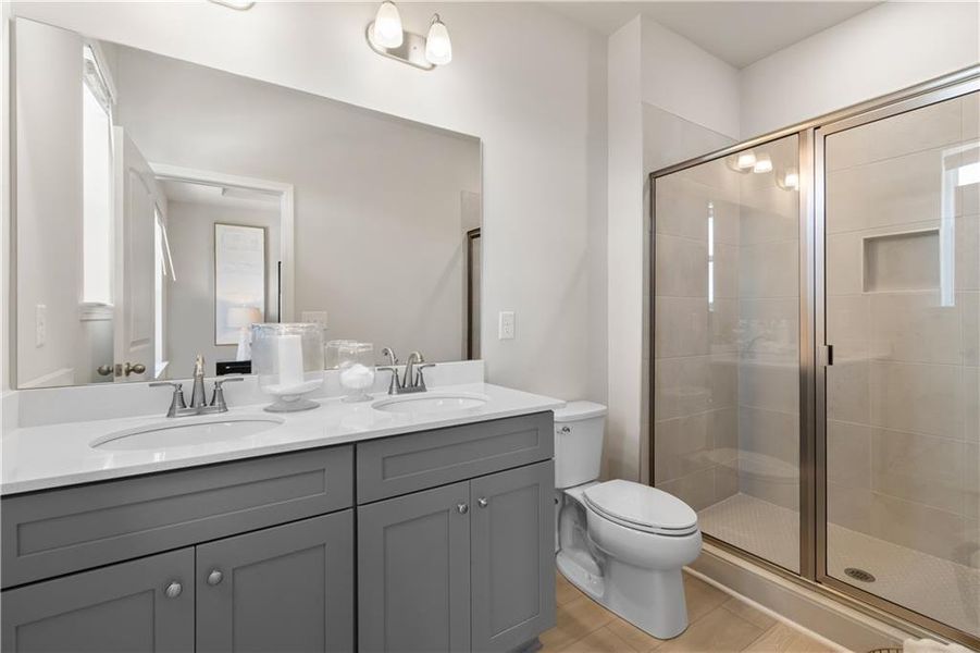 Furnished interior view inside a new home in Silverock, McDonough (Image 50).