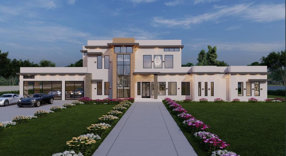 Front exterior of a new home in , Houston, TX, highlighting curb appeal (Image 3). Front exterior of a new home in , Houston, TX, highlighting curb appeal (Image 3).