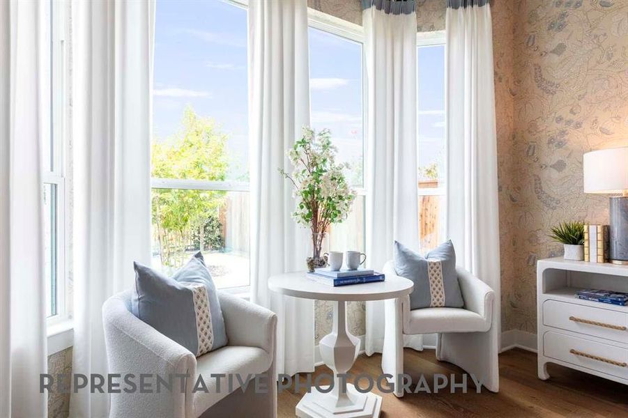 Furnished interior view inside a new home in Wellington, Haslet (Image 12).