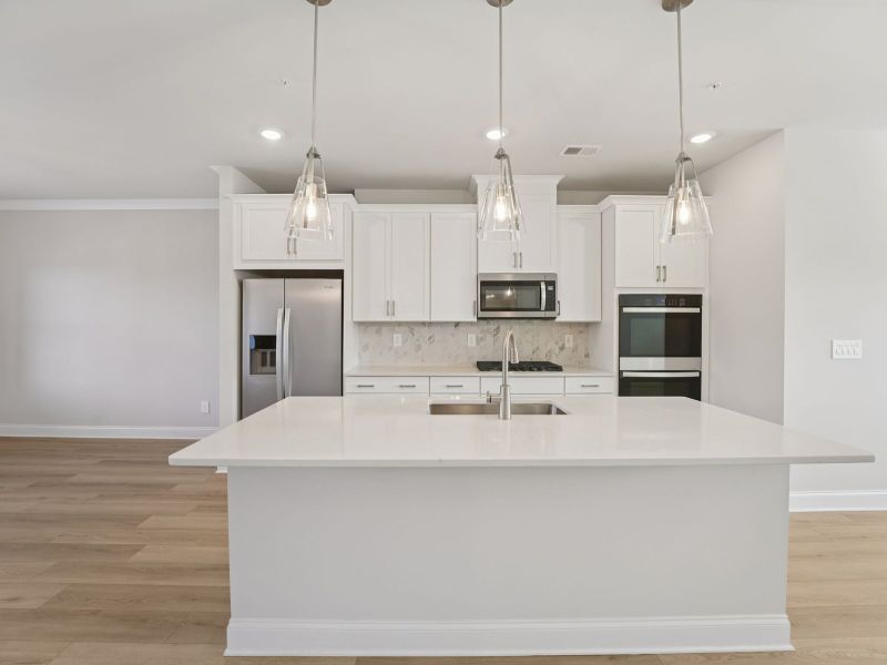 Furnished interior view inside a new home in Hemingway - Highland Series, Cumming (Image 4).