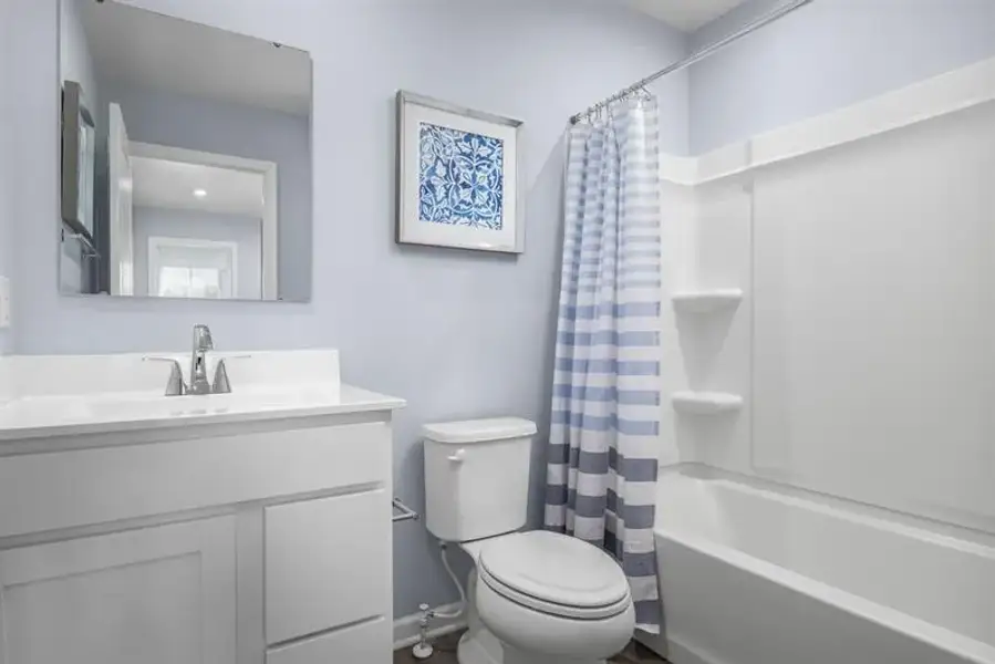Furnished interior view inside a new home in Cameron Ridge 2-Story, Columbia (Image 24).