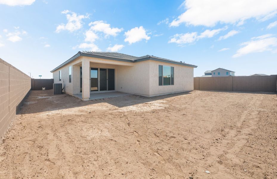 Exterior details and patio area of a home in Soleo, San Tan Valley (Image 3). Exterior details and patio area of a home in Soleo, San Tan Valley (Image 3).