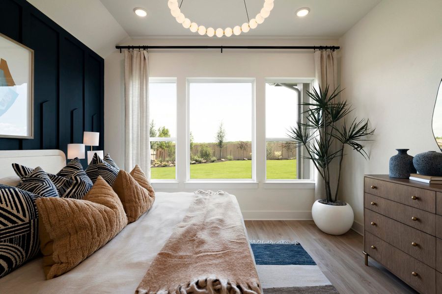 Representative furnished interior of a home built from the Meridian by Tri Pointe Homes in Park Central, Georgetown (Image 42).