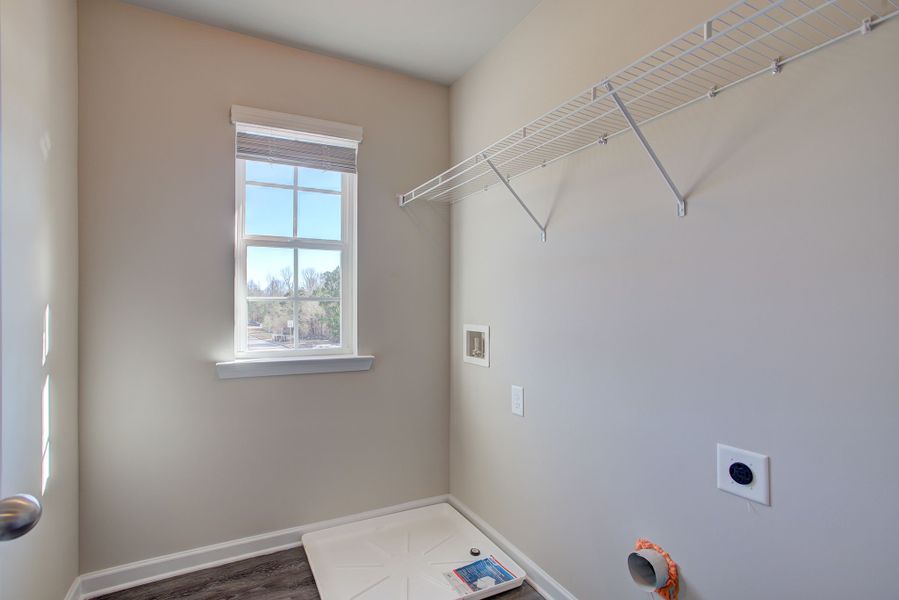 Second floor laundry room