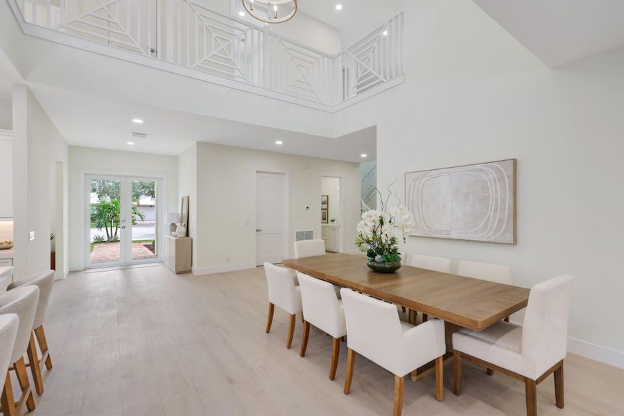 Furnished interior view inside a new home in , Jupiter (Image 10).