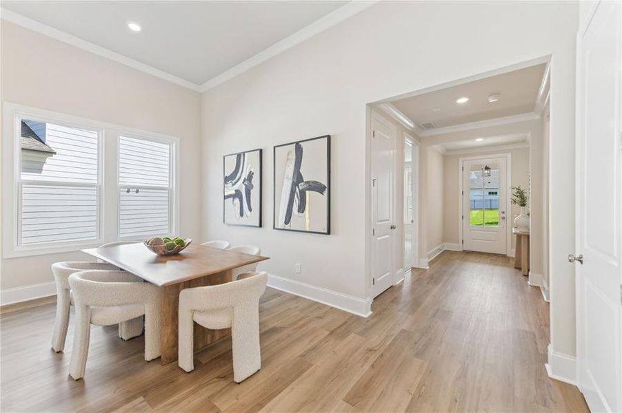Furnished interior view inside a new home in Aberdeen, Hoschton (Image 34). Furnished interior view inside a new home in Aberdeen, Hoschton (Image 34).