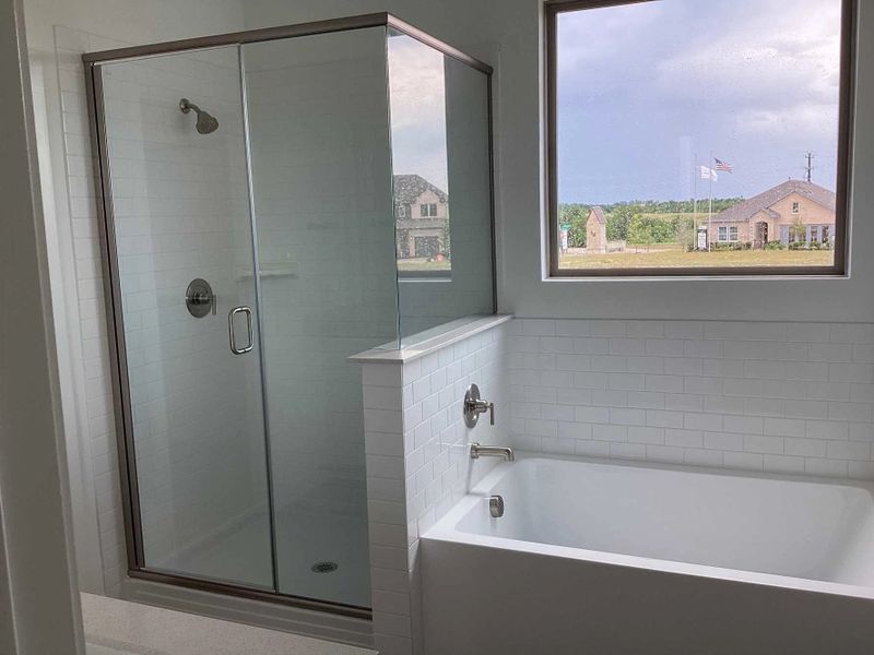 Primary Bathroom Construction Progress featuring the Timeless Collection