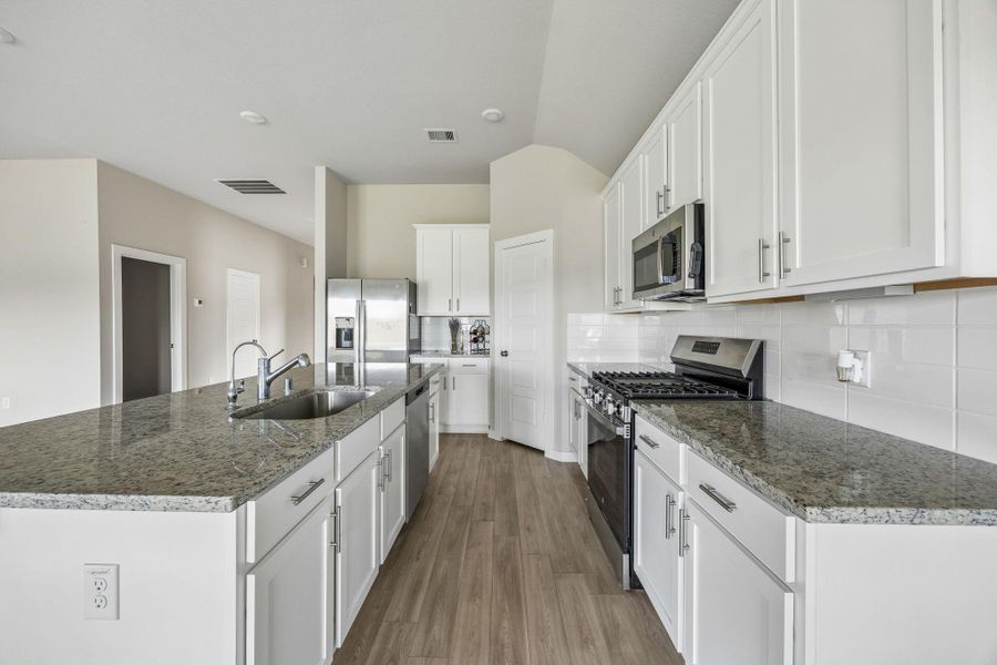Furnished interior view inside a new home in Ambrose, La Marque (Image 7).