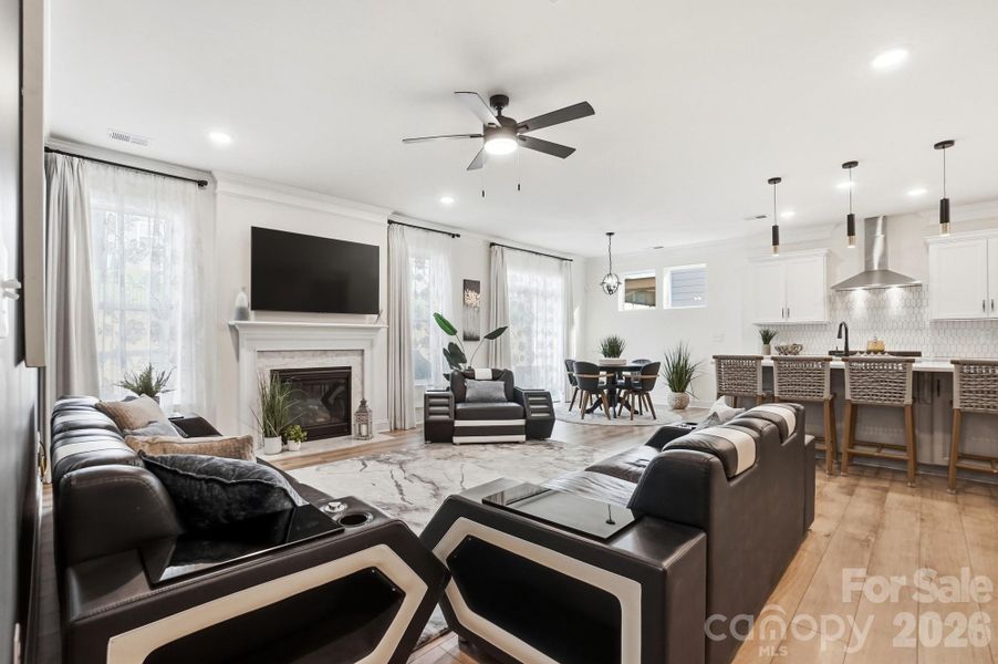 Furnished interior view inside a new home in Summerlin, Mooresville (Image 15).