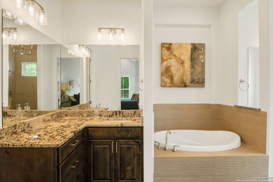 Furnished interior view inside a new home in Alamo Estates, San Antonio (Image 6).