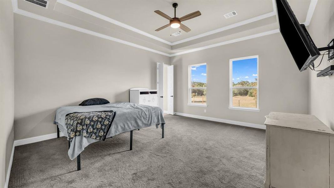 Furnished interior view inside a new home in Dry Creek East, Poolville (Image 15).