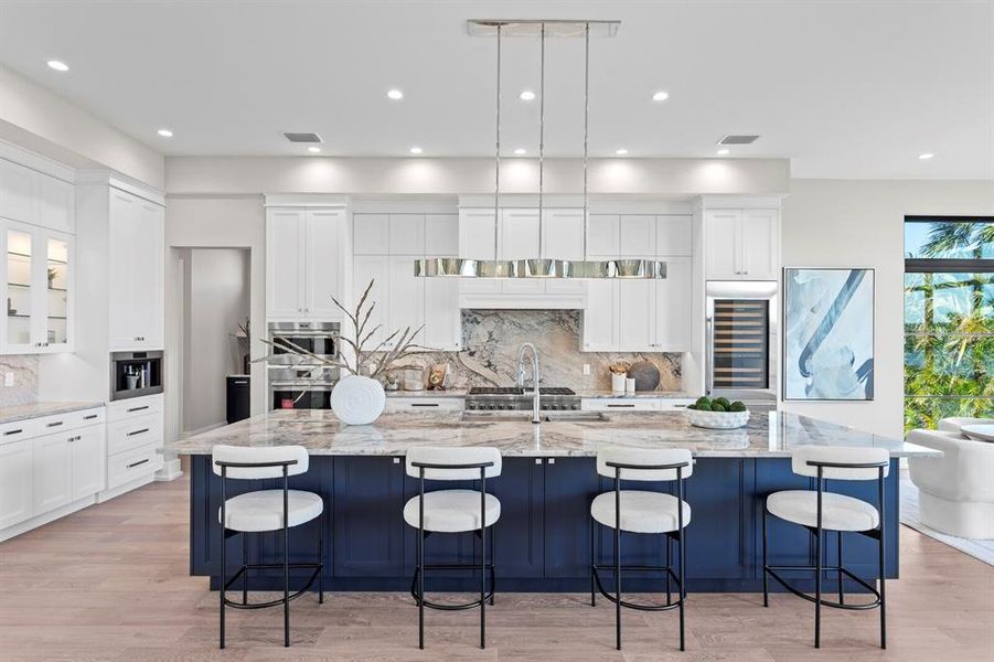 Furnished interior view inside a new home in , St. Petersburg (Image 17).