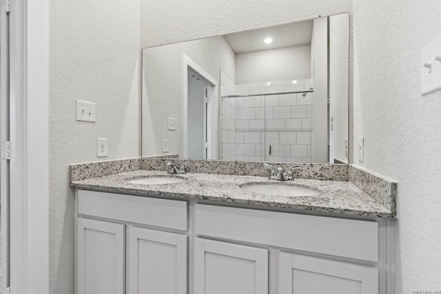Furnished interior view inside a new home in Hunters Ranch, San Antonio (Image 7). Furnished interior view inside a new home in Hunters Ranch, San Antonio (Image 7).