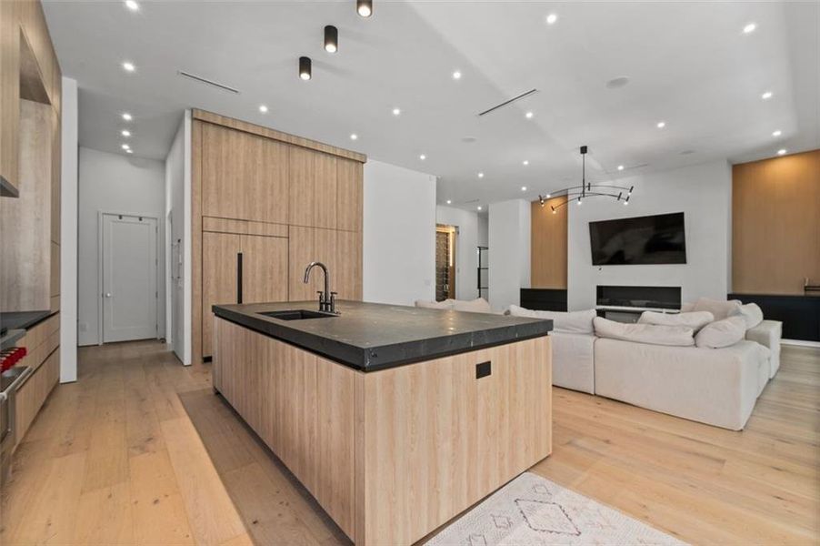 Furnished interior view inside a new home in , Atlanta (Image 34).