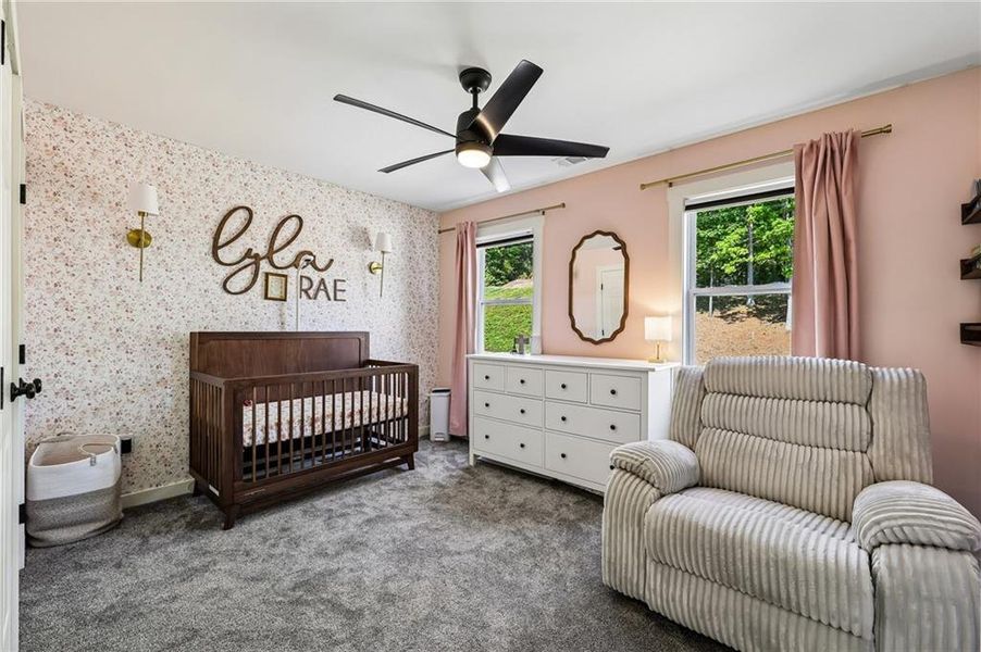 Furnished interior view inside a new home in , Flowery Branch (Image 26).