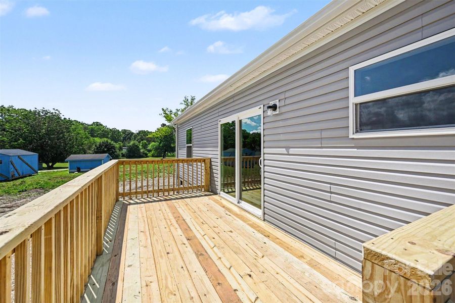 Exterior details and patio area of a home in , Davidson (Image 13).