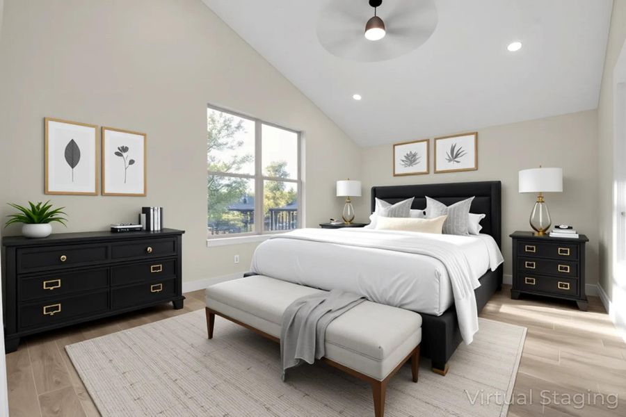 Furnished interior view inside a new home in , Bastrop (Image 6).