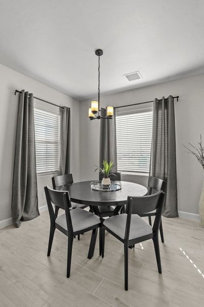 Representative furnished interior of a home built from the Willow by Hakes Brothers in Hillside Park, El Paso (Image 14).