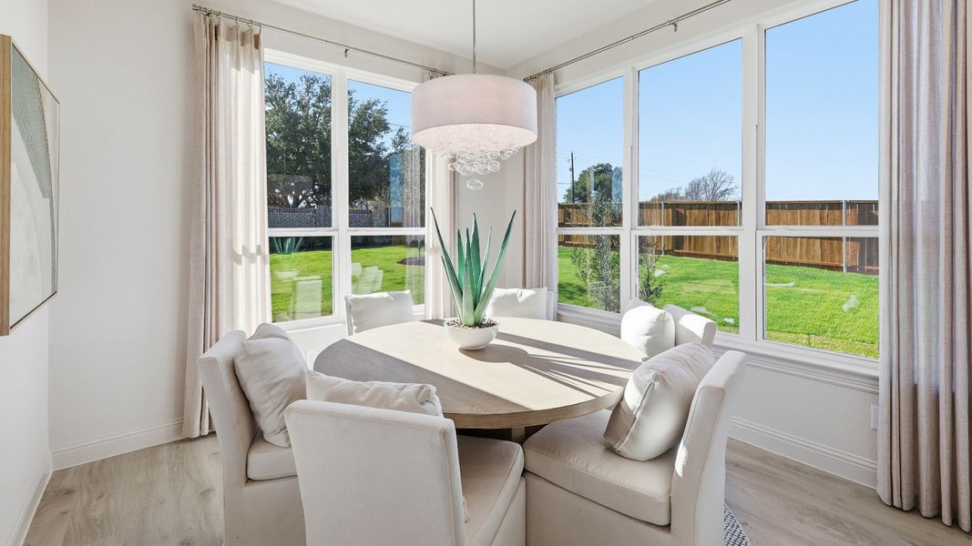 Representative furnished interior of a home built from the Dartmouth by Brightland Homes in Anna Ranch, Anna (Image 4).