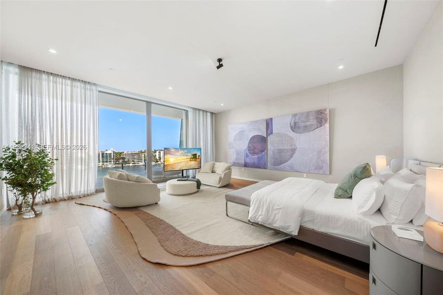 Furnished interior view inside a new home in , Miami (Image 14).