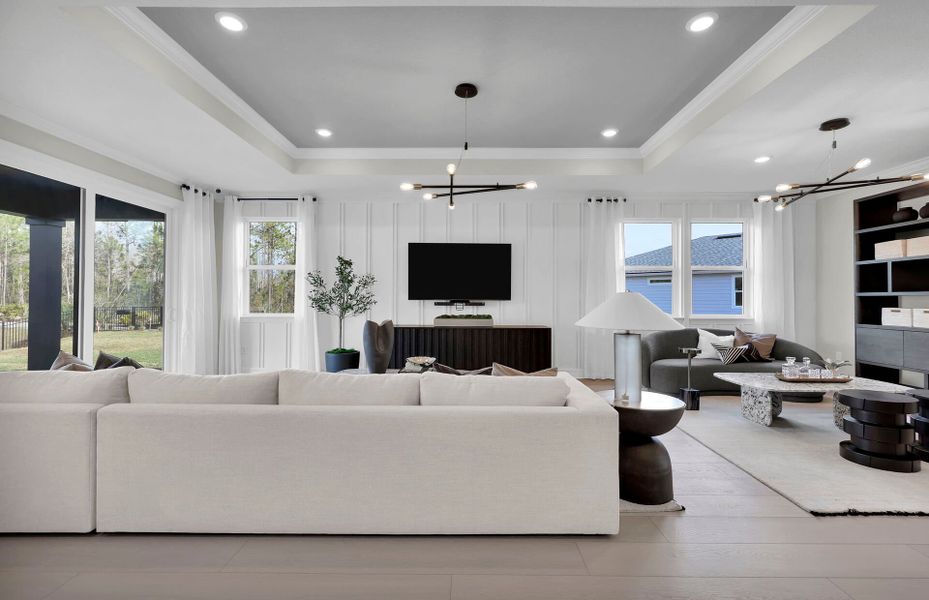 Furnished interior view inside a new home in Murray Farms, Middleburg (Image 8). Furnished interior view inside a new home in Murray Farms, Middleburg (Image 8).