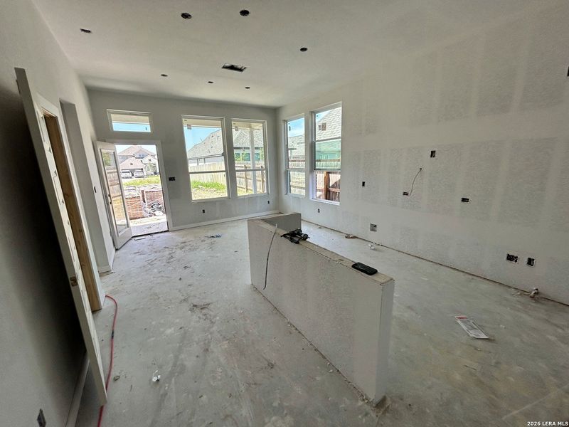 In-progress construction of a new home in Legacy at Lake Dunlap, New Braunfels, TX (Image 14).