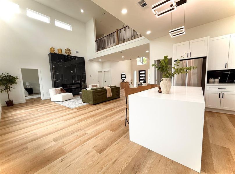 Furnished interior view inside a new home in , Dallas (Image 8).