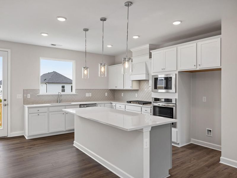 Furnished interior view inside a new home in Forestville Yard Townhomes, Knightdale (Image 5).