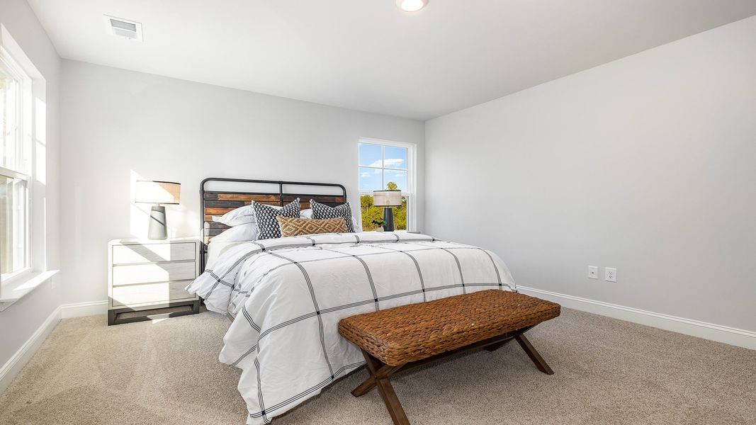 Furnished interior view inside a new home in Brunswick Plantation, Ash (Image 12).