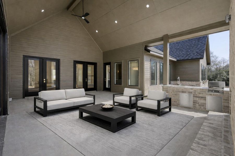 Exterior details and patio area of a home in , Montgomery (Image 30).