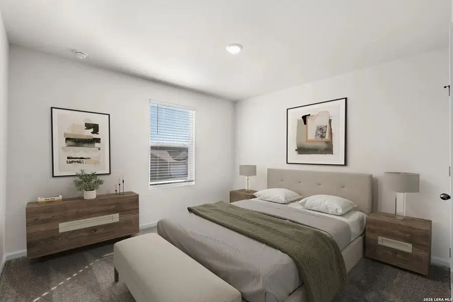 Furnished interior view inside a new home in Sutton Farms, San Antonio (Image 8).