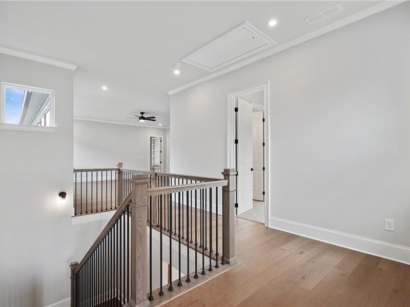 Spacious, unfurnished interior of a new home in The Village at Towne Lake, Woodstock (Image 66).