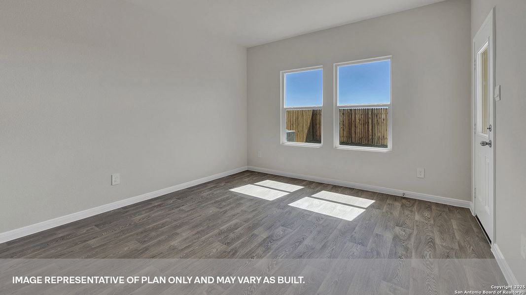 Spacious, unfurnished interior of a new home in Whisper South, San Marcos (Image 32).