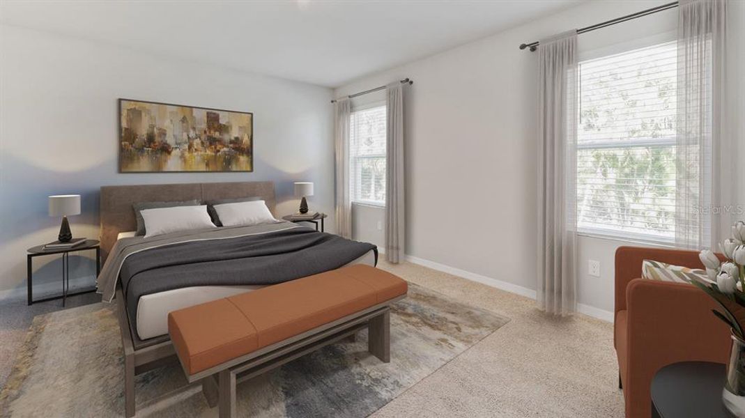 Furnished interior view inside a new home in Burnt Store Village, Punta Gorda (Image 11).