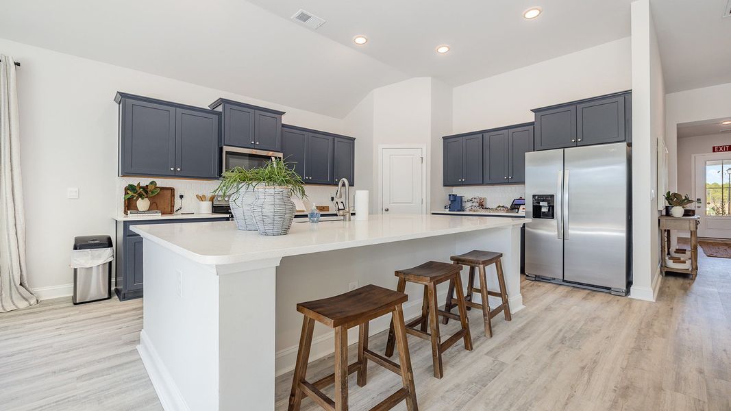Representative furnished interior of a home built from the Litchfield by D.R. Horton in The Preserve at Shaftesbury Glen, Conway (Image 3).