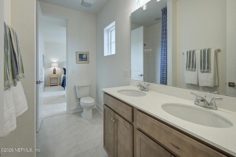 Furnished interior view inside a new home in Reflections at Nocatee, Ponte Vedra (Image 28). Furnished interior view inside a new home in Reflections at Nocatee, Ponte Vedra (Image 28).