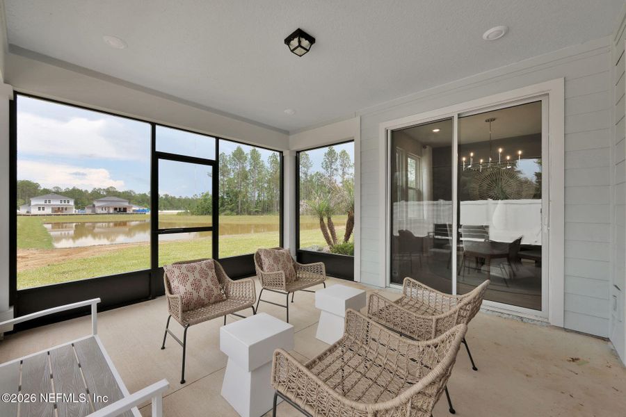 Exterior details and patio area of a home in Double Branch, Middleburg (Image 2). Exterior details and patio area of a home in Double Branch, Middleburg (Image 2).