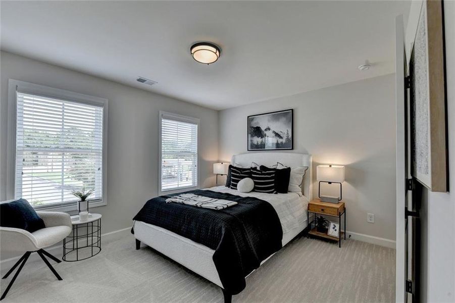 Furnished interior view inside a new home in , Kennesaw (Image 6).