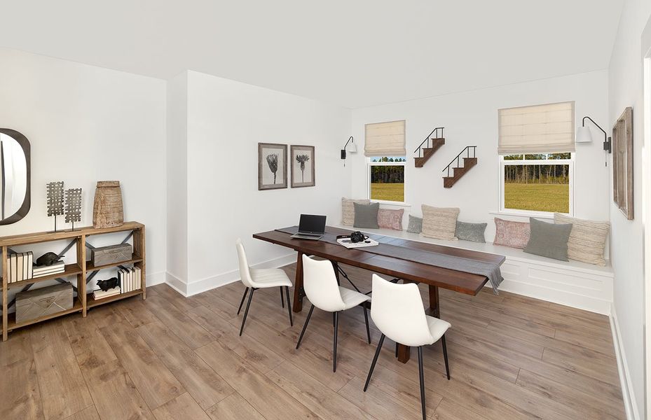 Representative furnished interior of a home built from the Overton by Ashton Woods in Midtown at Nexton, Summerville (Image 8).