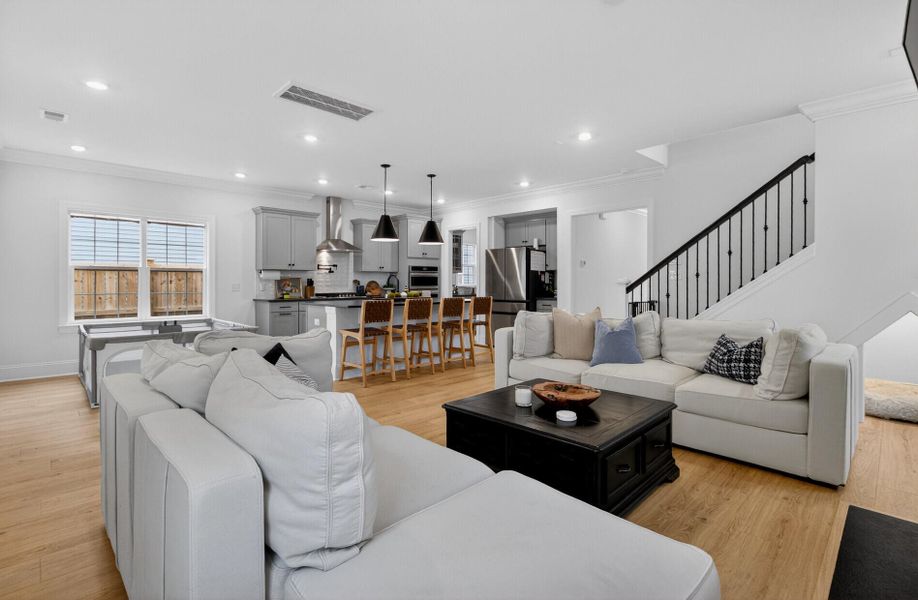 Furnished interior view inside a new home in , Summerville (Image 9).