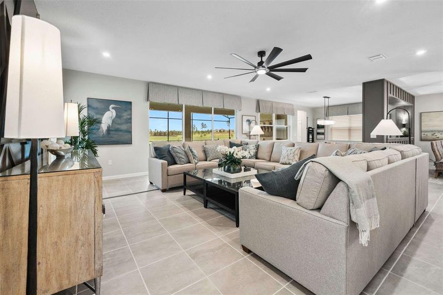 Furnished interior view inside a new home in , Kissimmee (Image 13).