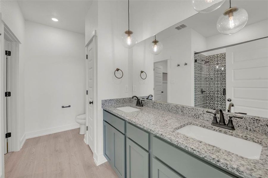 Please Note: These interior photos are not of the actual home but are of a completed one with a similar floor plan. Finishes, features, and layouts may vary.