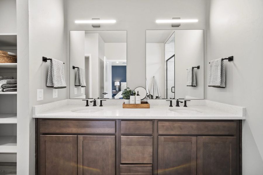Furnished interior view inside a new home in Pony Park, Colorado Springs (Image 35).